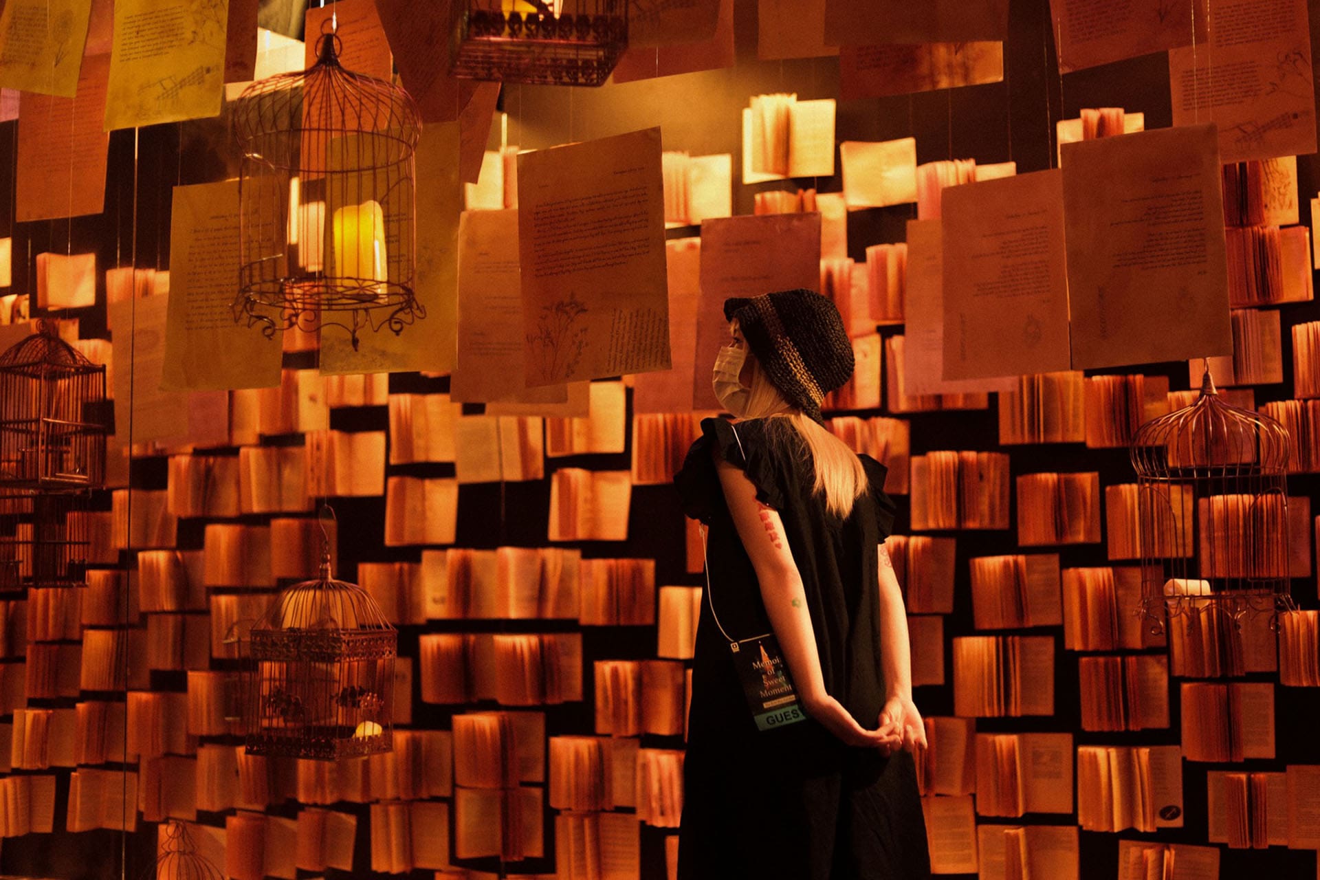 A visitor exploring at Lido Connect