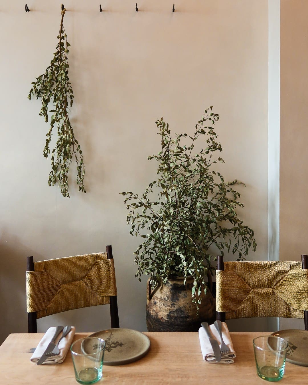 The best restaurants in London | airy interiors and greenery at Akub, Notting Hill