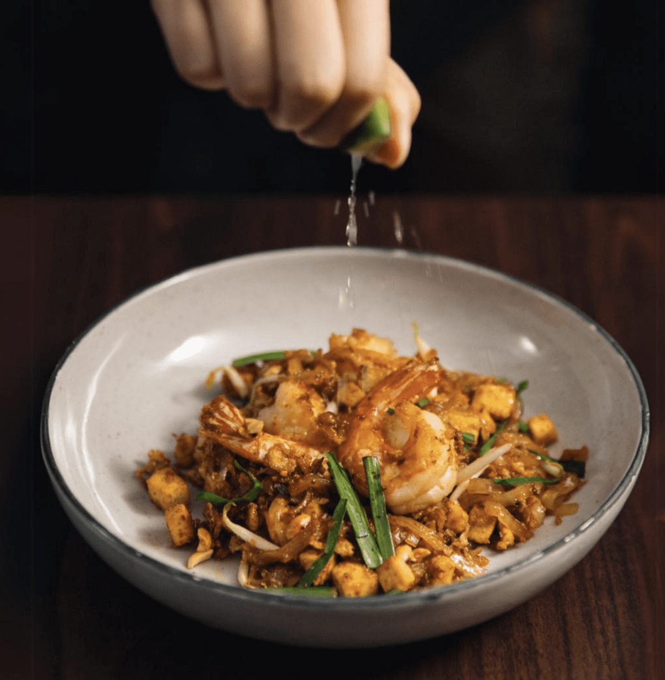 The best restaurants in Bangkok | shrimp with chewy stir-fried noodles at Khua Kling Pak Sod