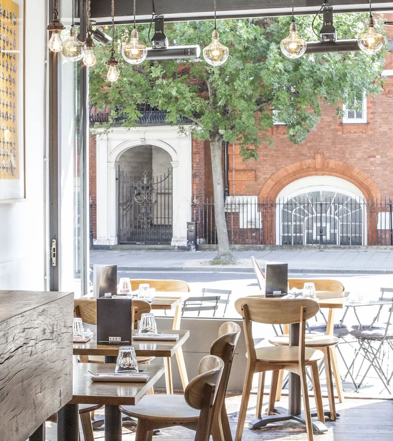 The best restaurants in London | pared back interiors and Upper Street views at 1251 Islington