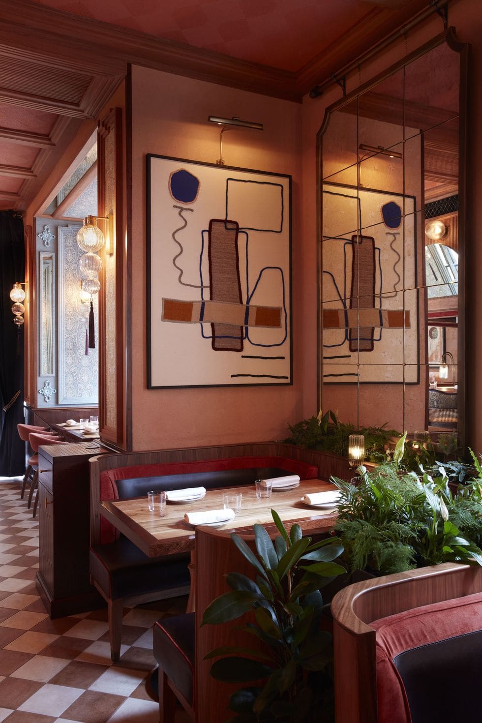 The best restaurants in London | interiors at BiBi in Mayfair