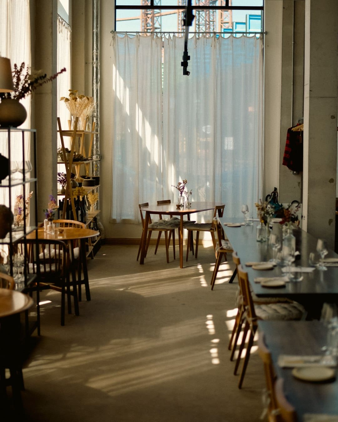Light-dapped interiors at The Water House Project in Bethnal Green, London