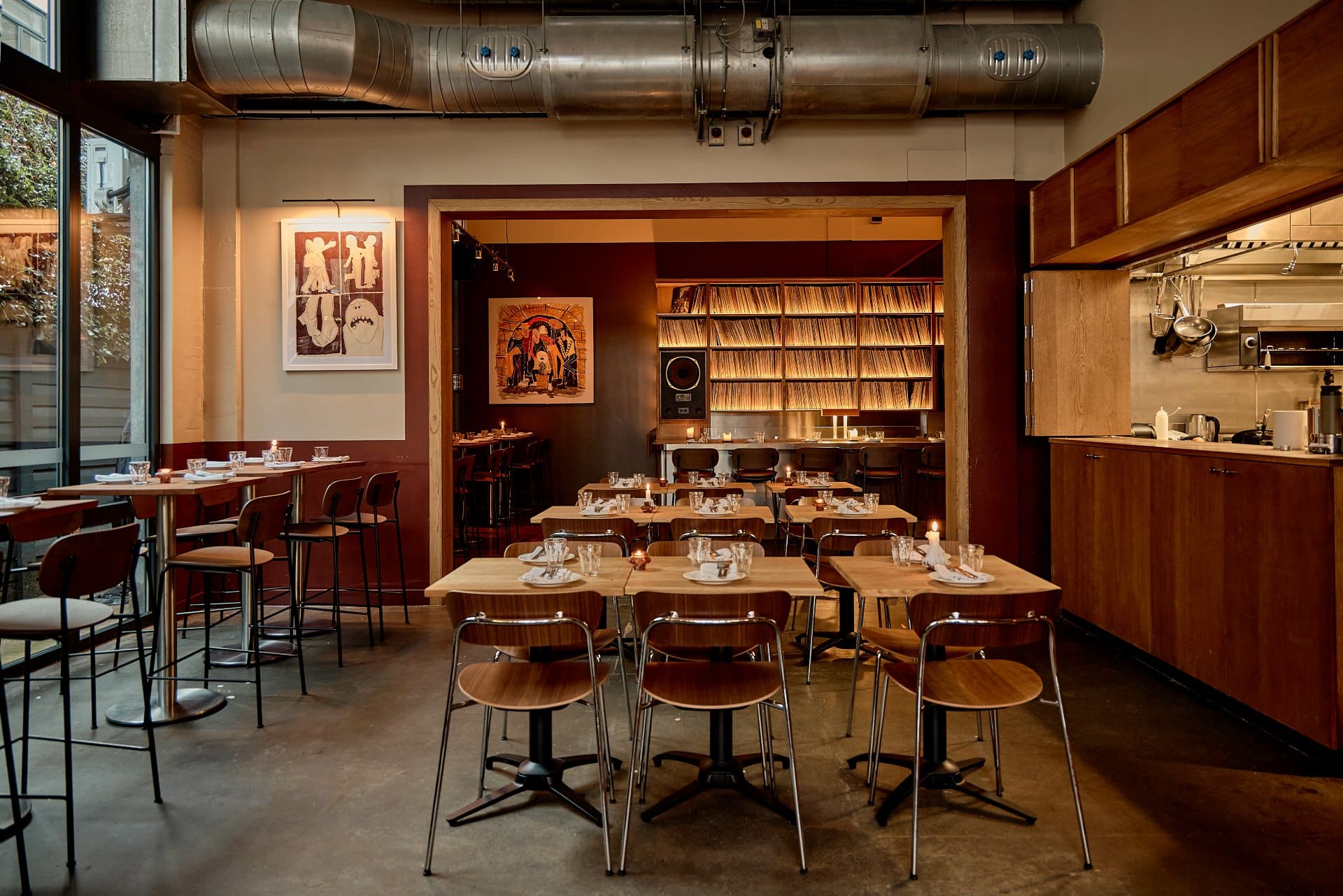 Dinner with a vinyl soundtrack at Bambi in London Fields