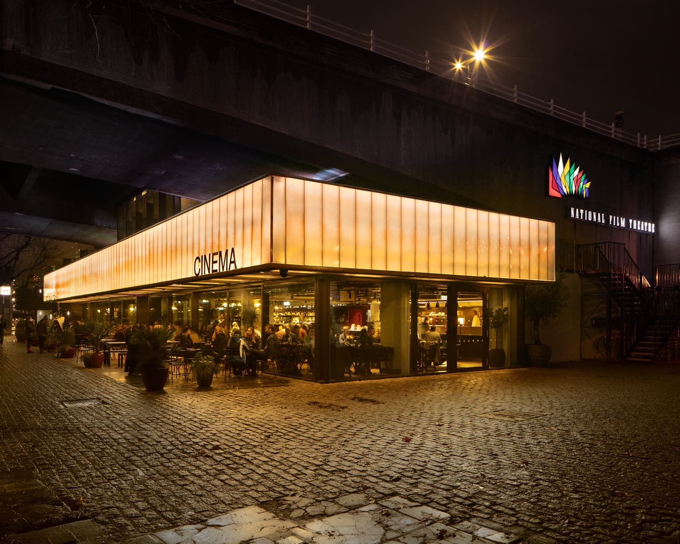 Exterior of London's National Film Theatre on South Bank