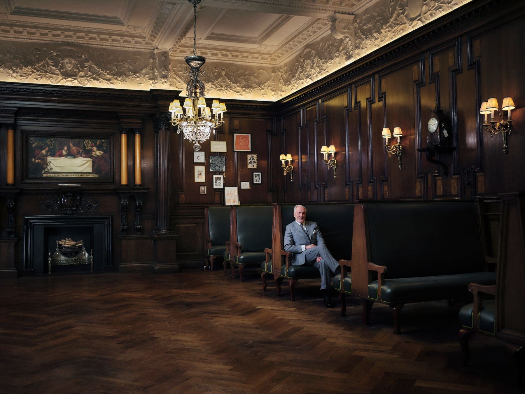 Jeremy King in the newly designed Simpsons in the Strand. Photography by Chris Floyd.
