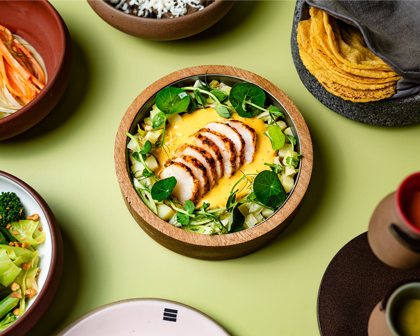 Delicious Mexican dishes at Santiago Lastra's Fonda restaurant in Mayfair