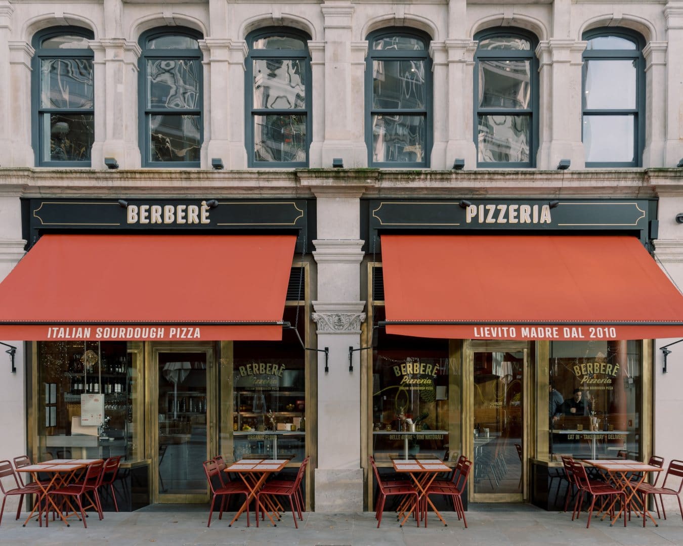 Exterior of Berberè Pizzeria, West End