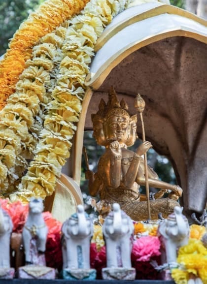 Bangkok's Thai-Indian community | the Erawan shrine in Bangkok