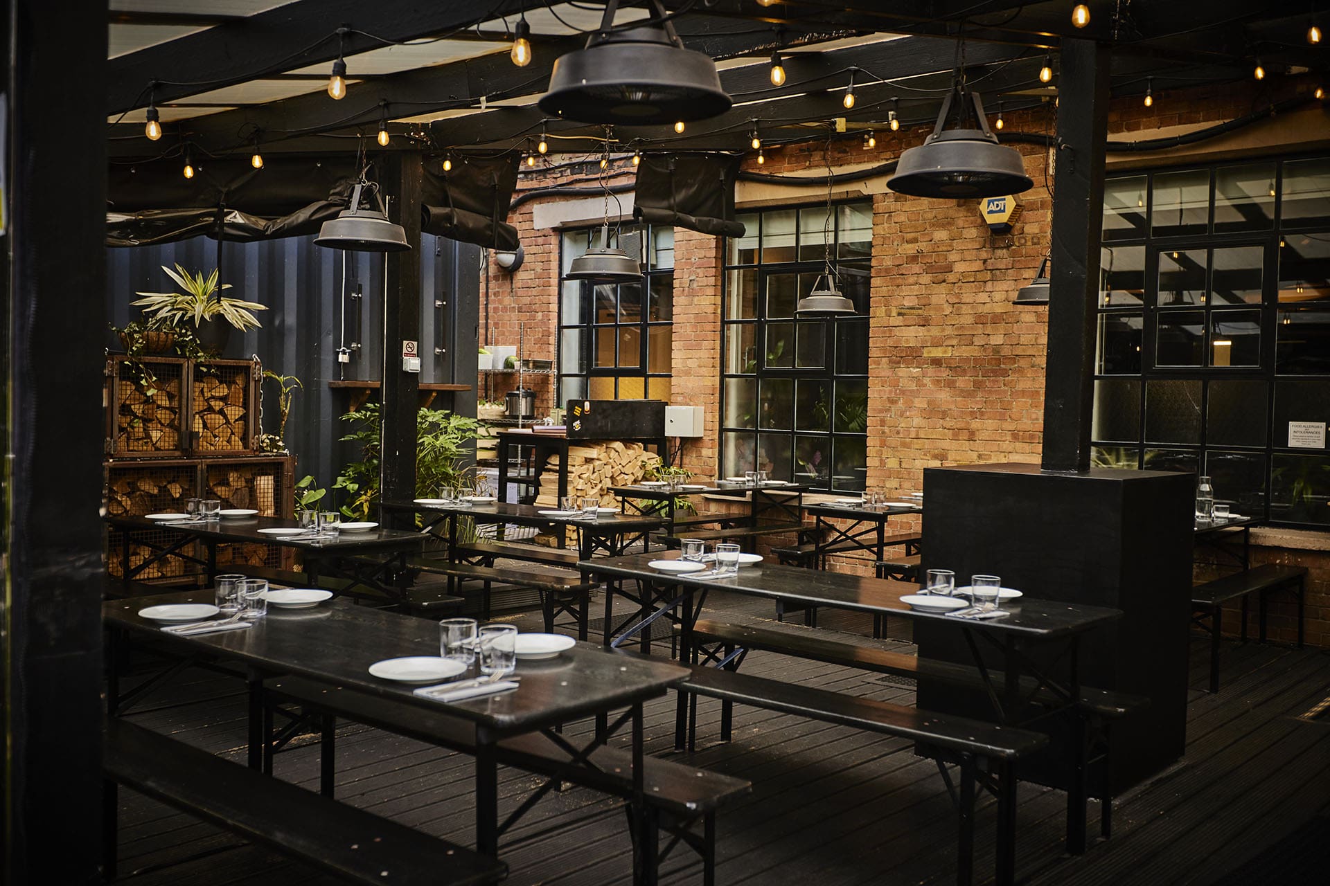 Dining area at Acme Fire Cult