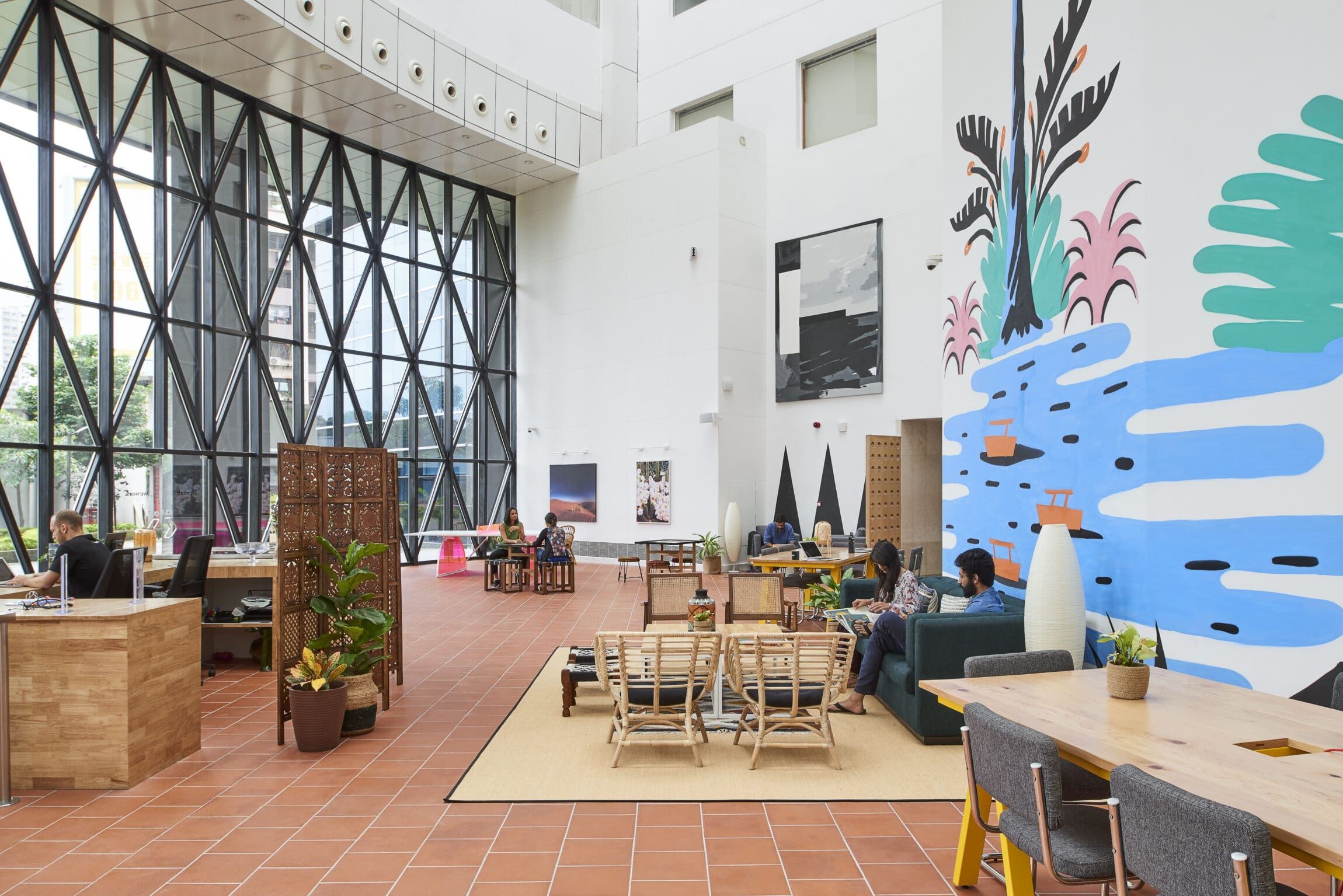 The best co-working spaces in Mumbai | a light-filled, open plan space at WeWork Chromium