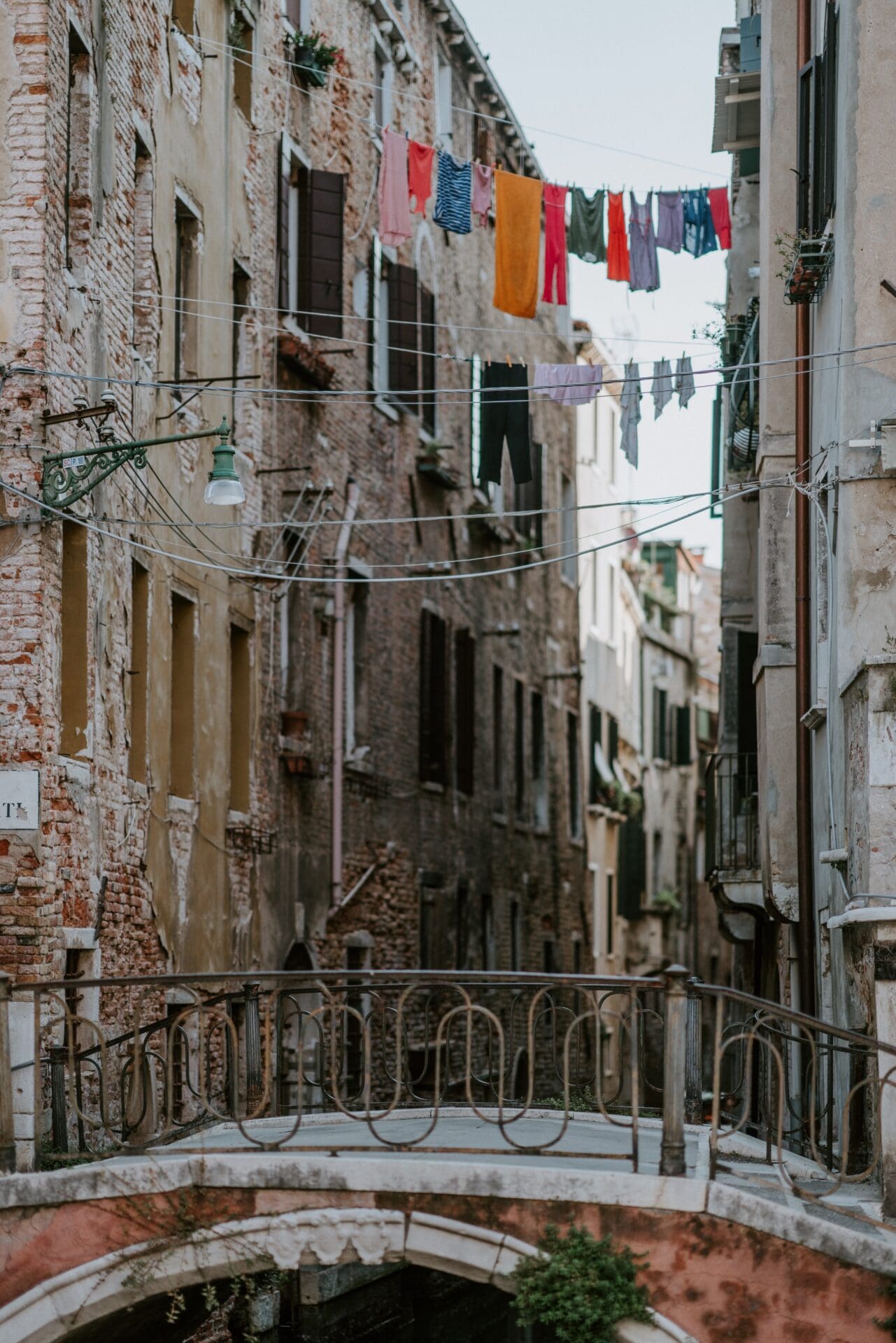 Running in Venice | A view over a foot bridge over one of Venice's canals