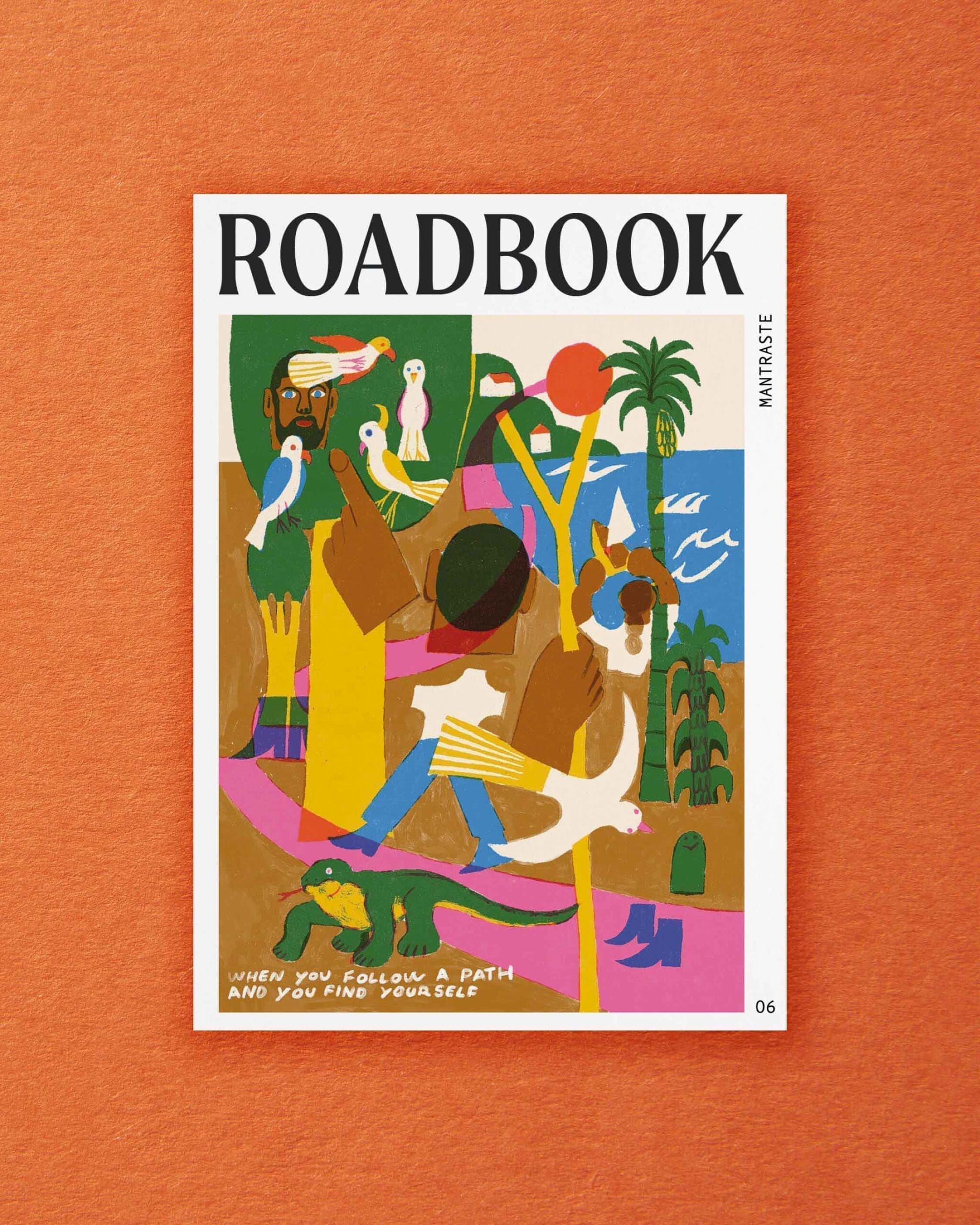 Postcards from ROADBOOK | Mantraste's brightly coloured illustration