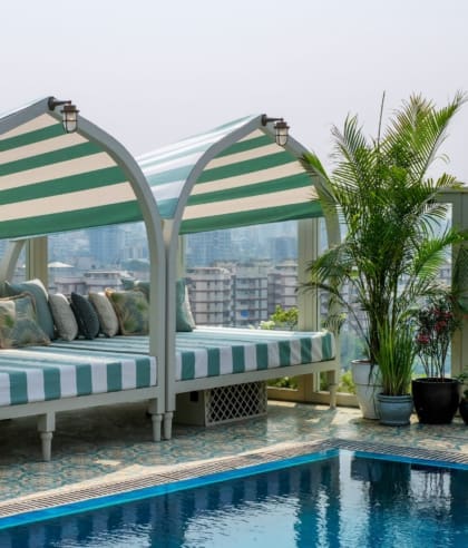 The best hotels in Mumbai | The poolside at Soho House Mumbai