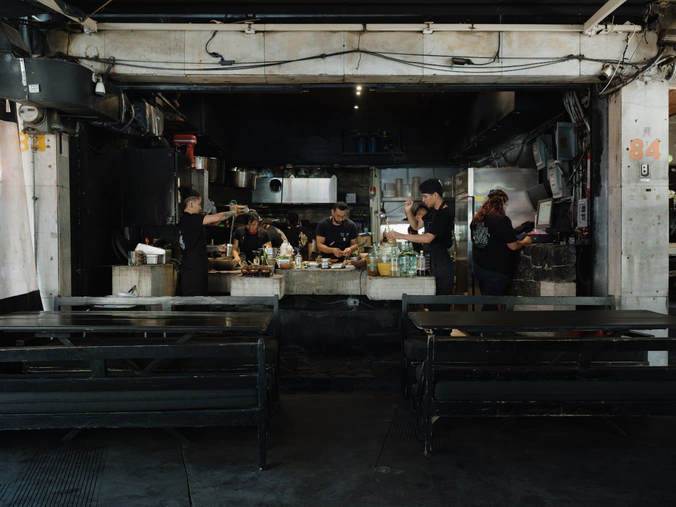 The streetside kitchen at Expendio de Maíz