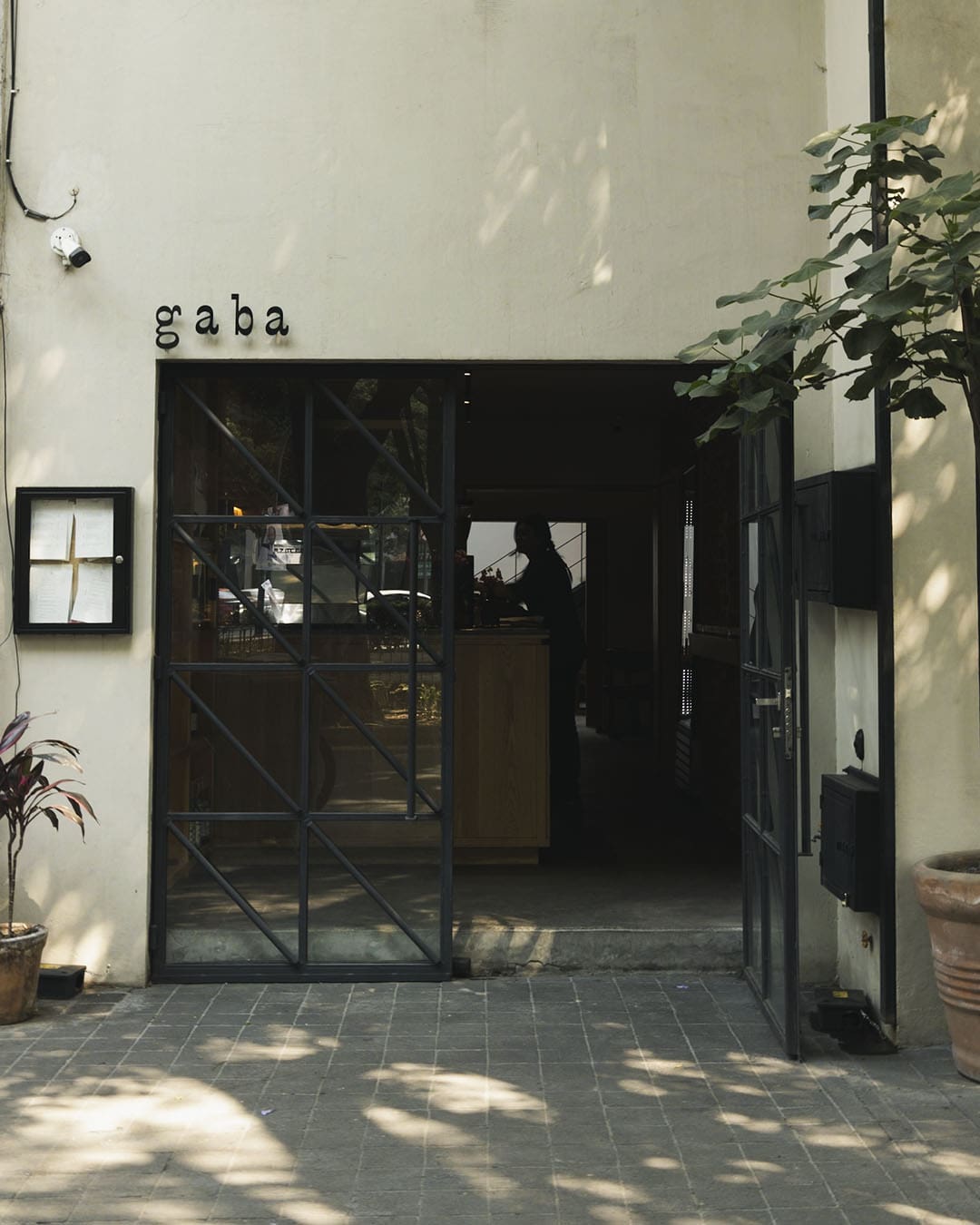 The exterior of Gaba in Mexico City