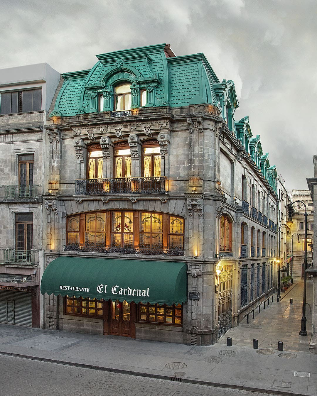 The stunning exterior of El Cardenal