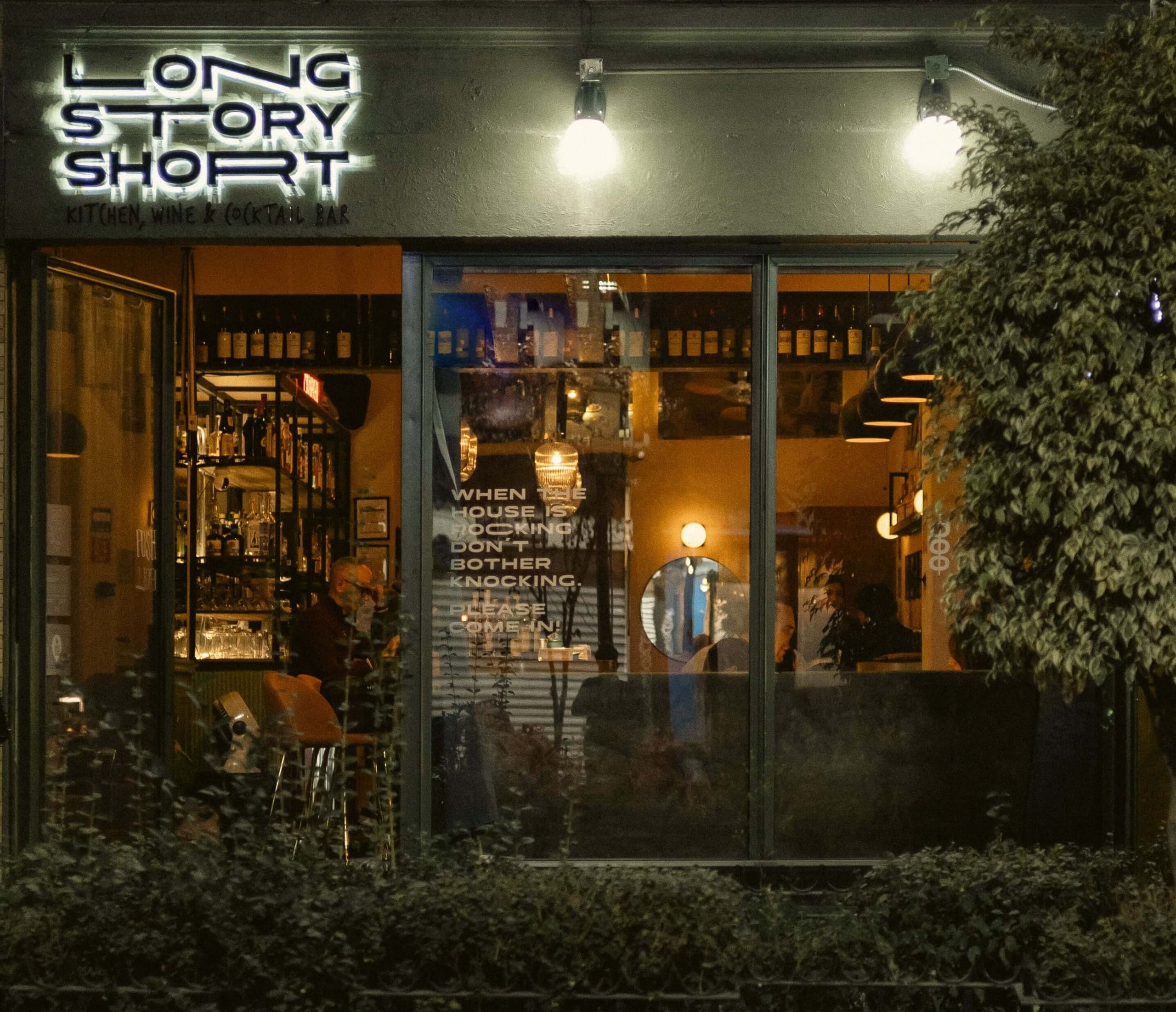 The best bars in Mexico City | The dimly-lit exterior of Long Story Short Bar