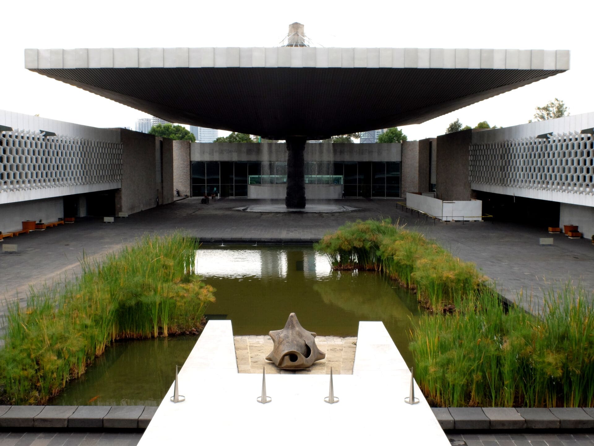 The best art galleries and museums in Mexico City | The exterior of the National Museum of Anthropology in Mexico City.