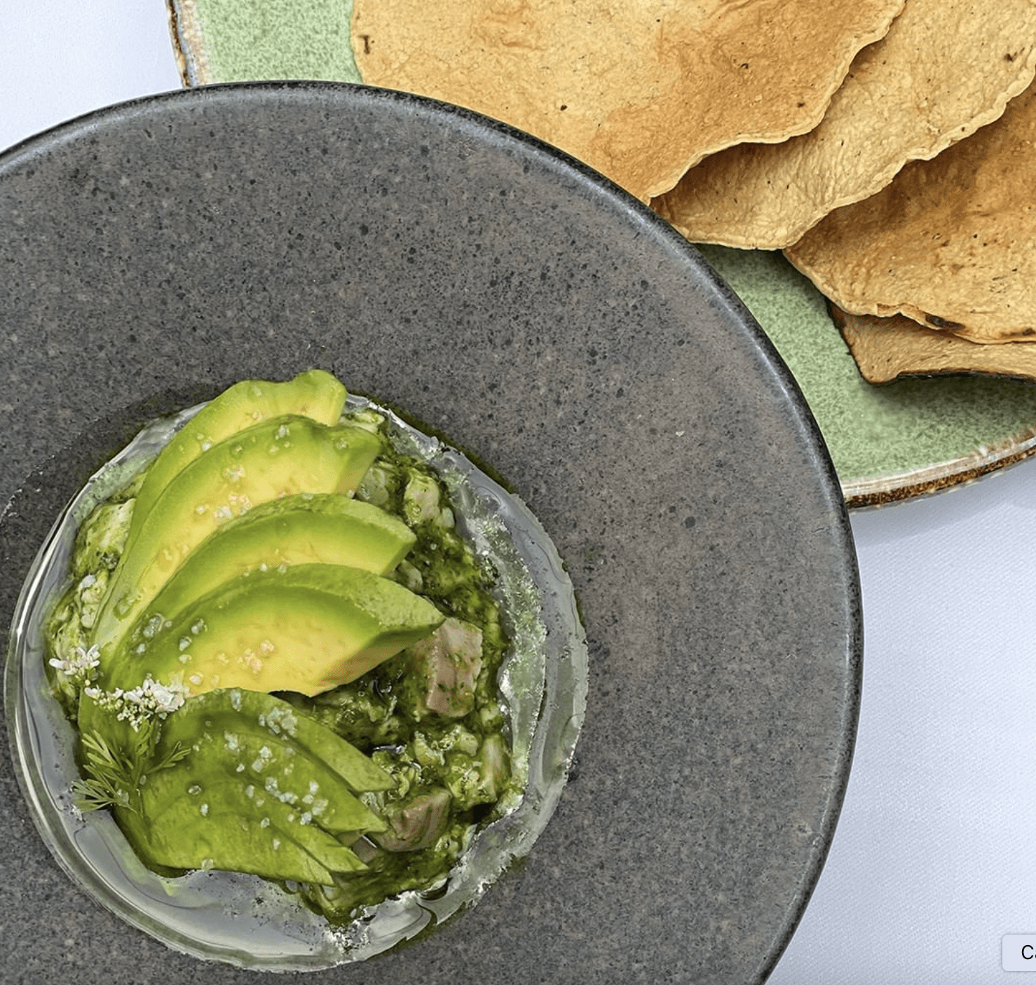 The best restaurants in Mexico City | A bowl of sliced avocado at Nicos