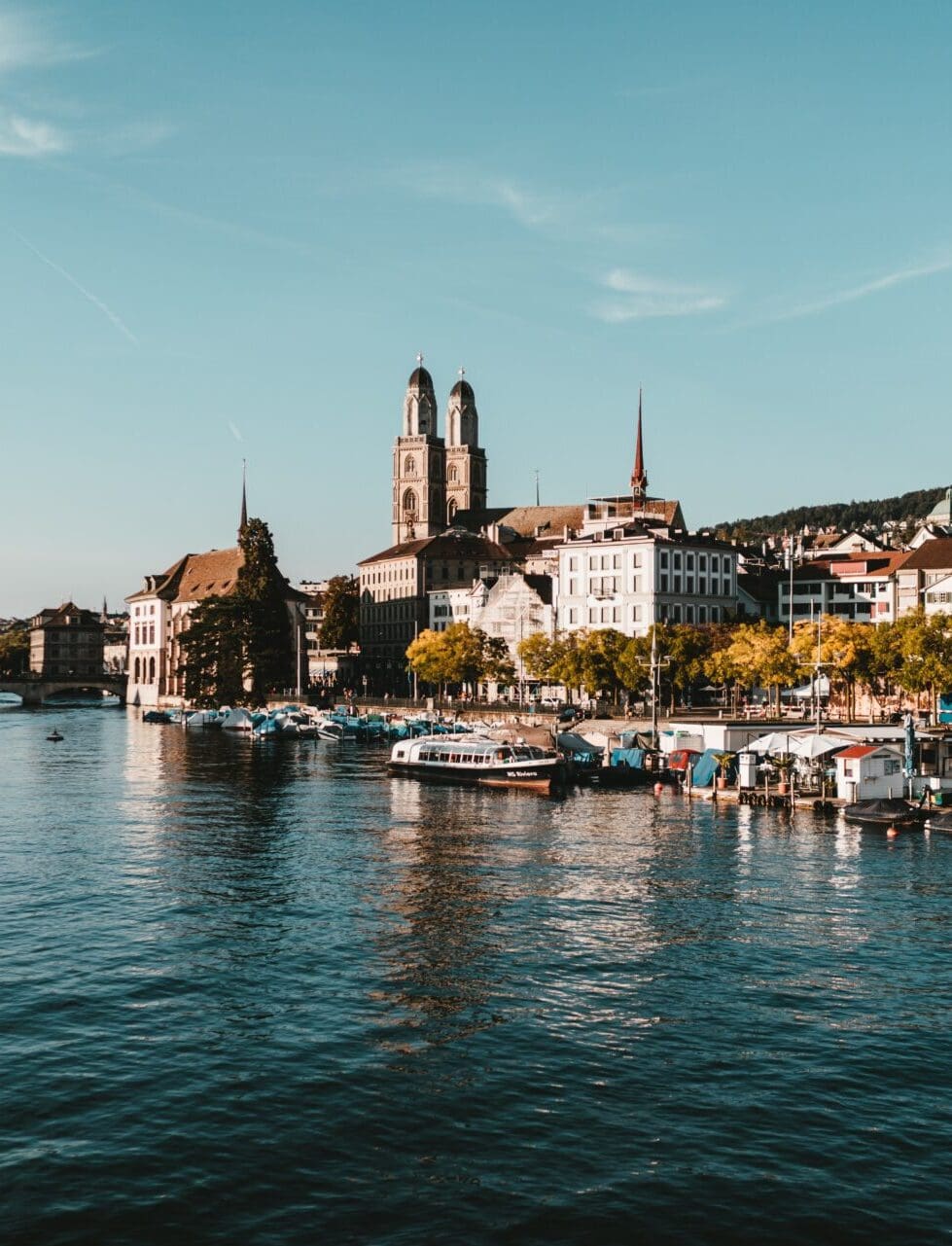 The best European cities for remote working | A view of the lakeside at Zurich