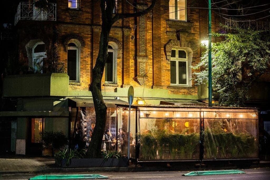 The best bars in Roma Norte, Mexico City | Brujas lit up at nighttime