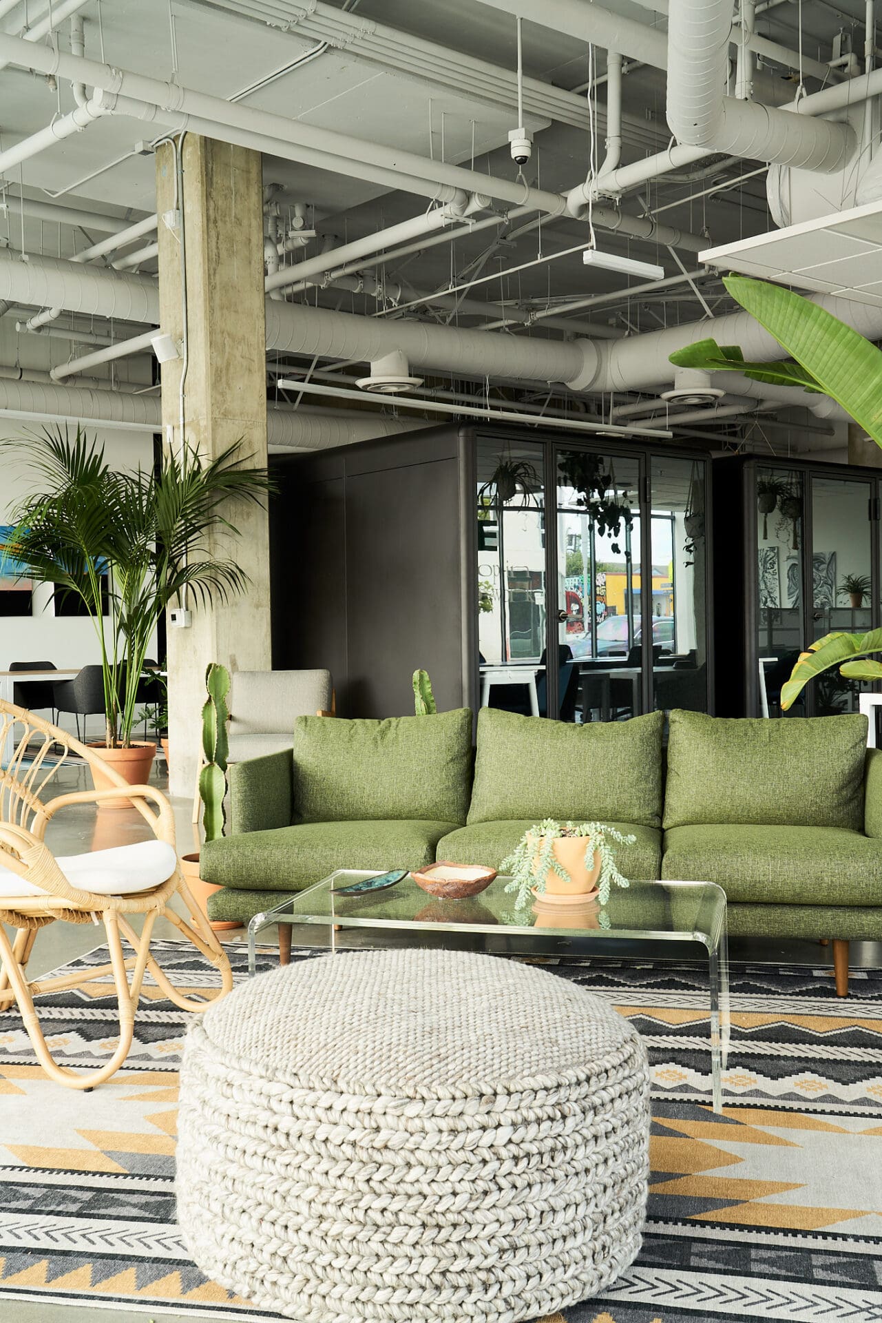 What are countries doing for digital nomads? A plant-filled co-working space in Los Angeles