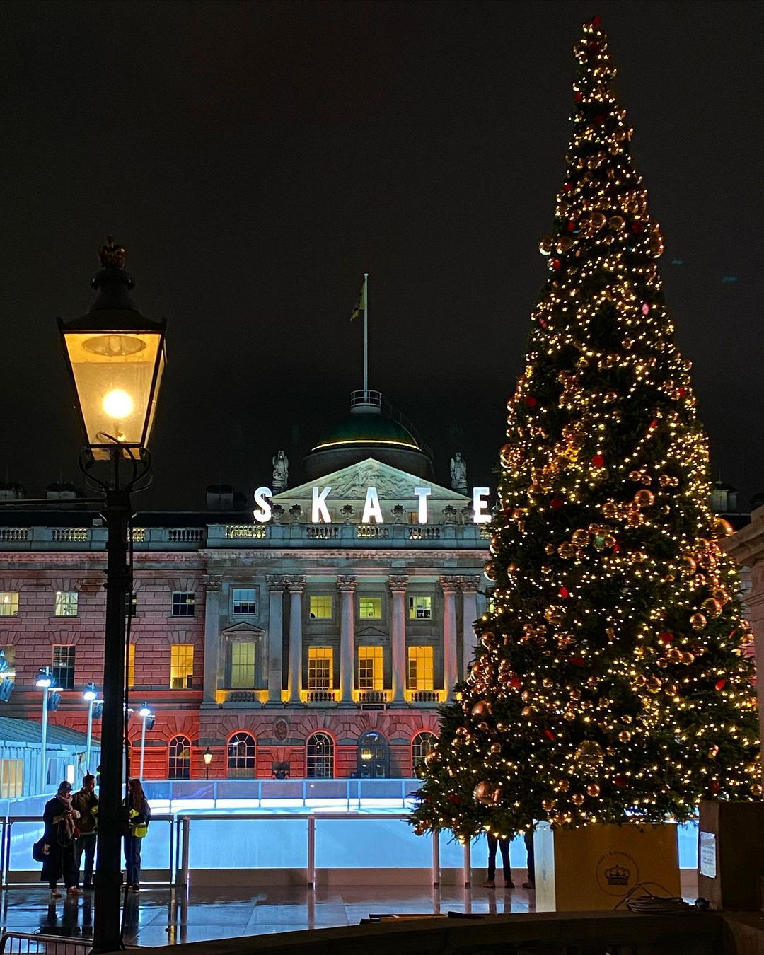 Christmas in London | SKATE ice rink at Somerset House