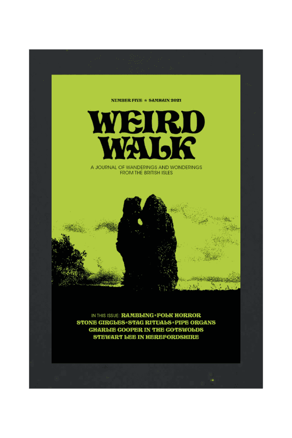 The ROADBOOK reading list | Weird Walks zine cover