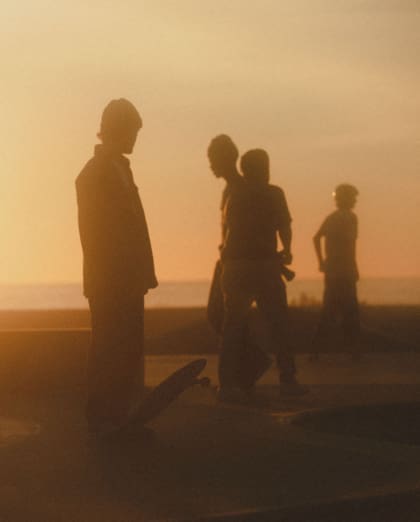 Focal Point, Erik Melvin | Skaters at the beach in sunset at LA. Photo by Erik Melvin