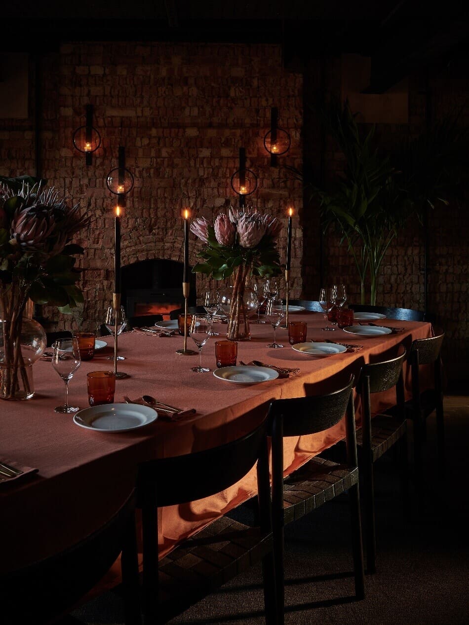The best private dining rooms in London | The intimate, low-lit private dining room at Gold in Notting Hill