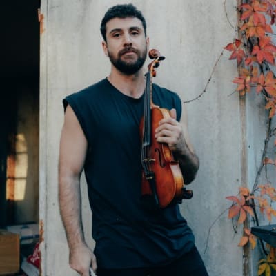 An interivew with Haig Papazian | the artist holds a violin