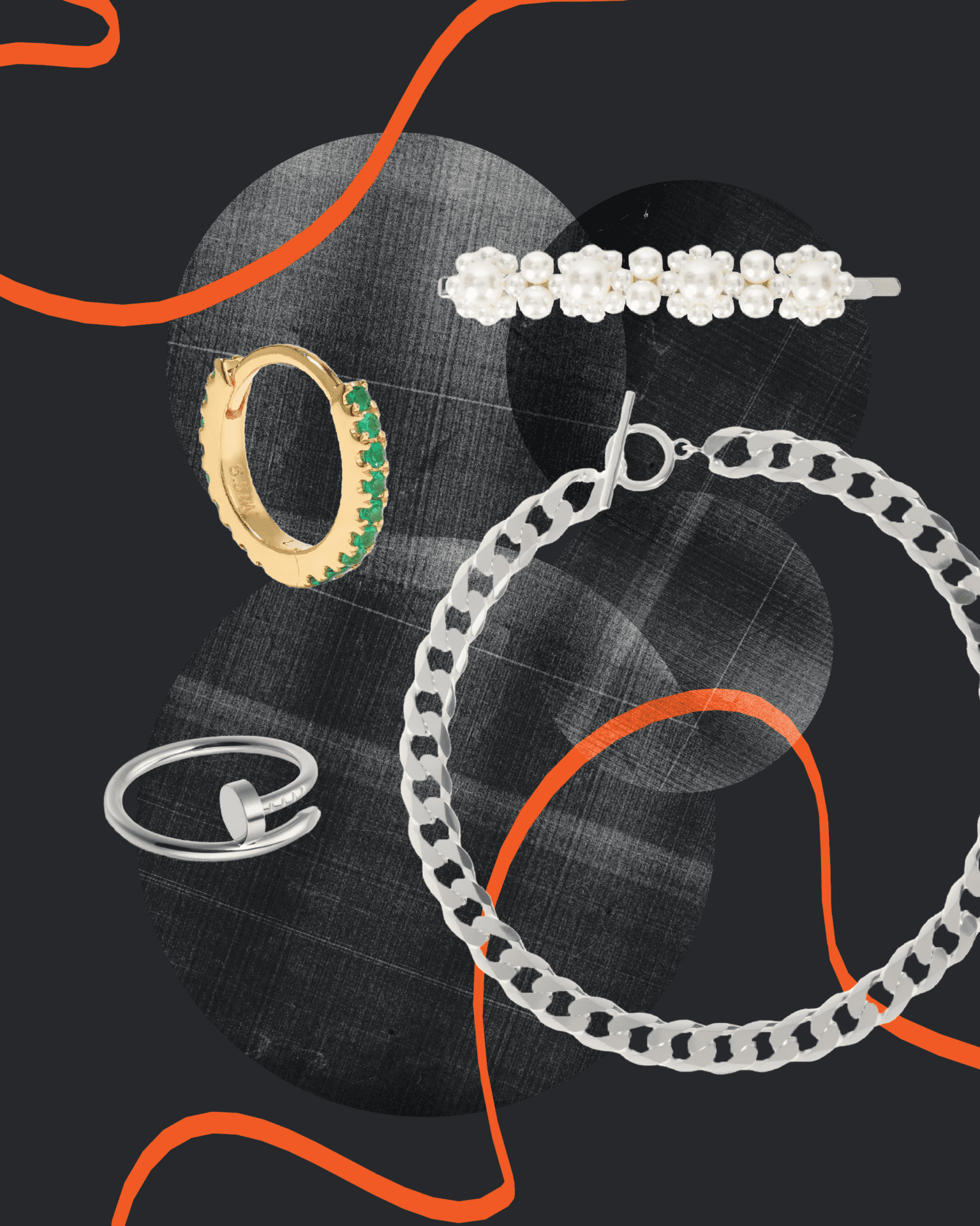 Cartier, Maria Tash and Simone Rocha jewellery