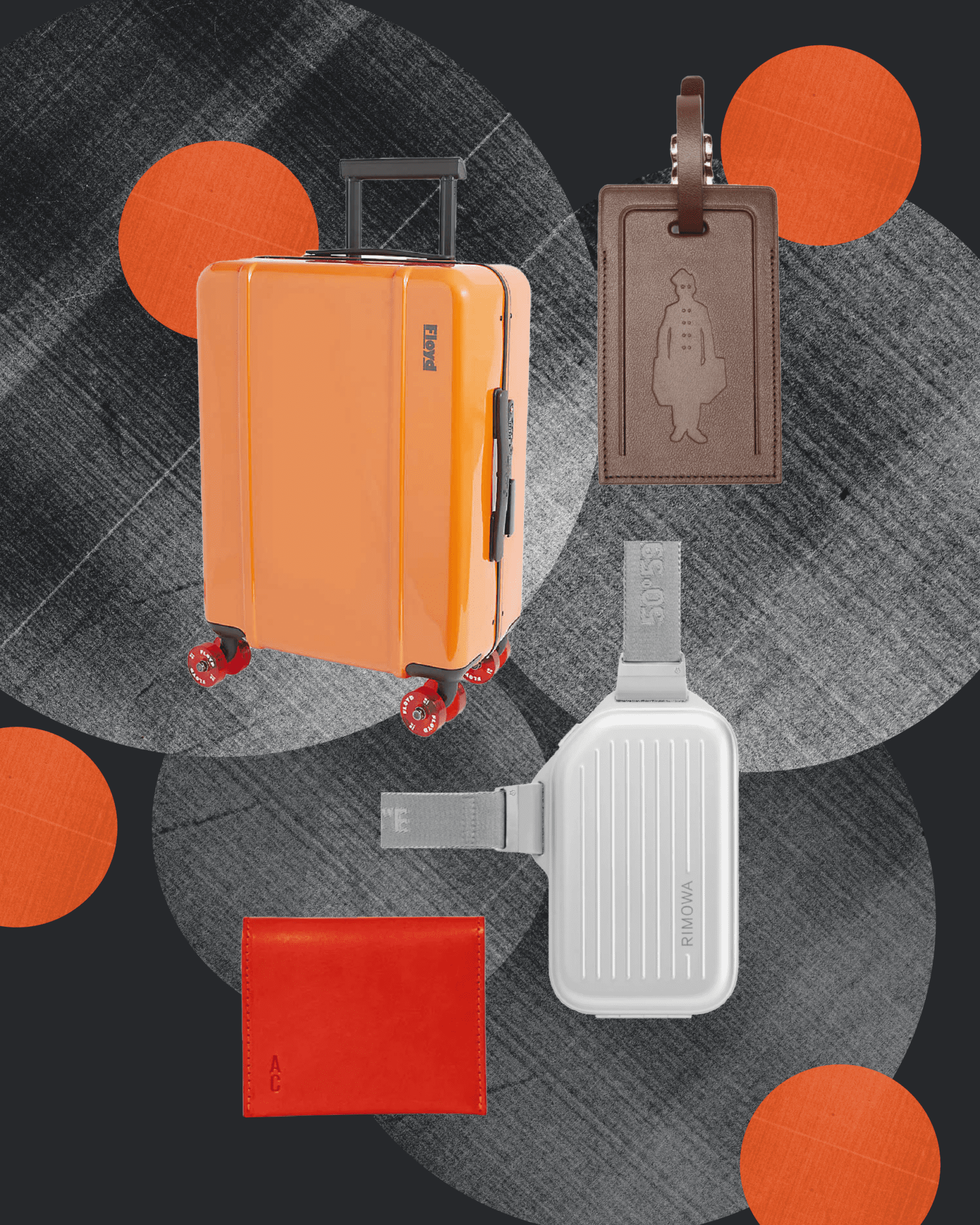 Orange Suitcases, Luggage & Travel Accessories