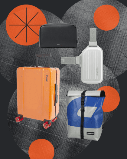 Orange Suitcases, Luggage & Travel Accessories