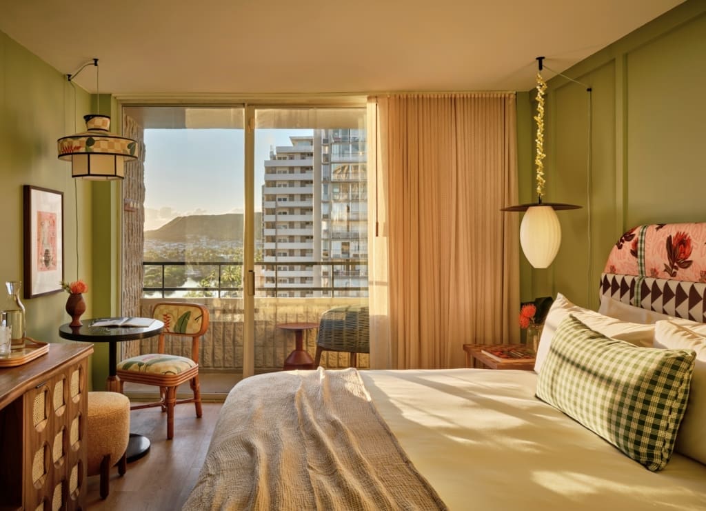 Travel trends 2023 | a hotel room at Wayfinder Waikiki