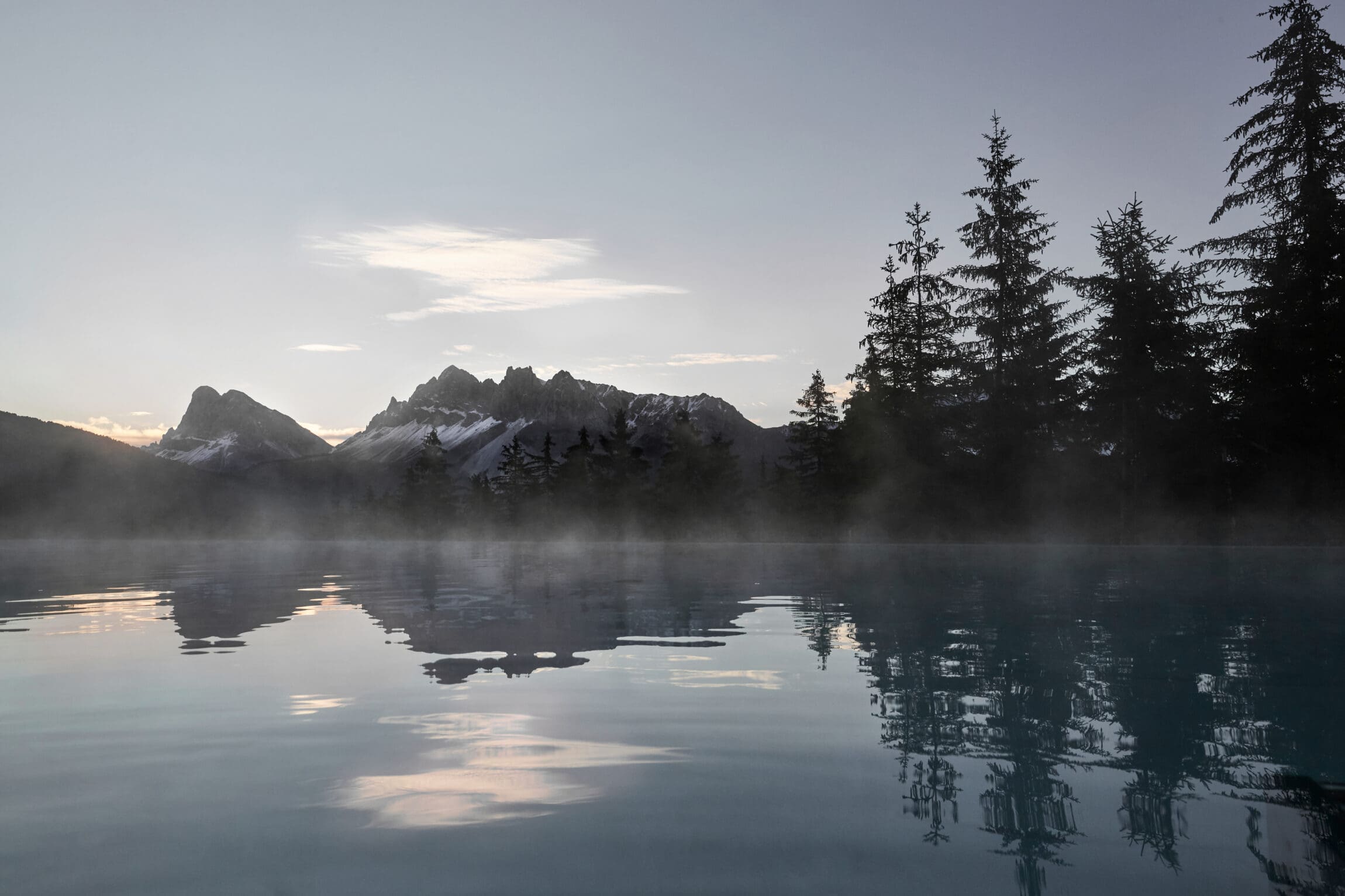 The most spectacular places to stay in the Alps this winter | A spa pool at Forestis in the Italian Dolomites