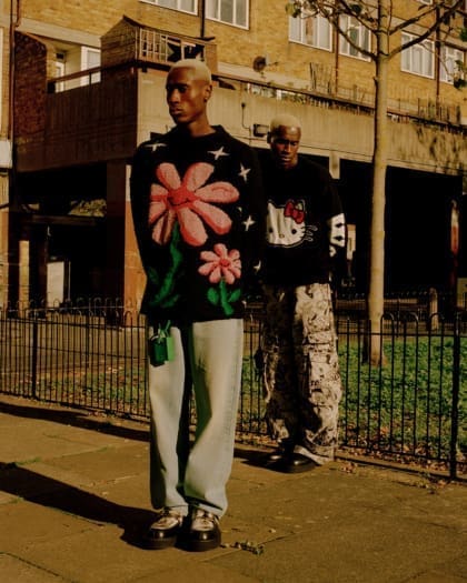 The Flag Twins | Kev and Karl Bonsu of The Flag Twins out and about in their hometown of Peckham