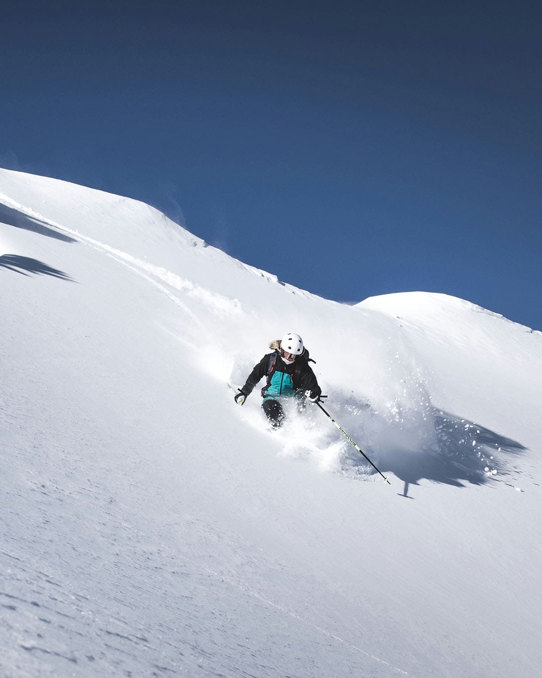 A skier in Verbier.