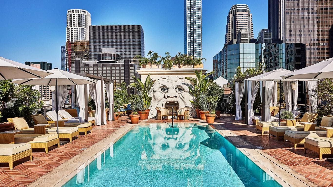 The pool at Hotel Per La, Los Angeles