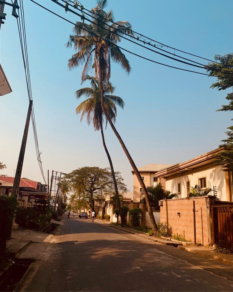 A Lagos street scene, Nigeria
