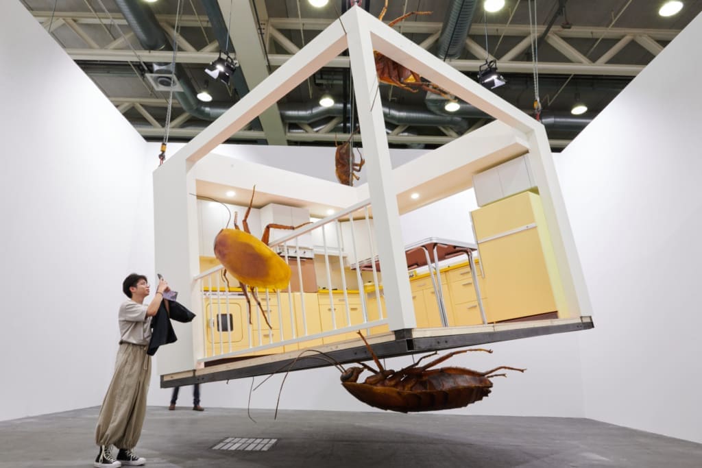 American Kitchens and Chinese Cockroaches by Chinese avant-garde artist Huang Yong Ping