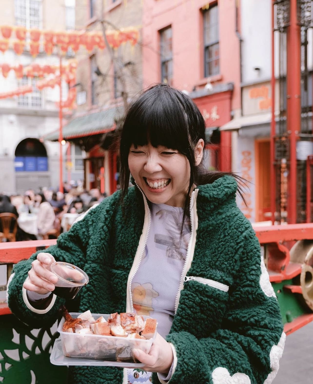 Susie Lau on Hong Kong | Susie eating in China Town
