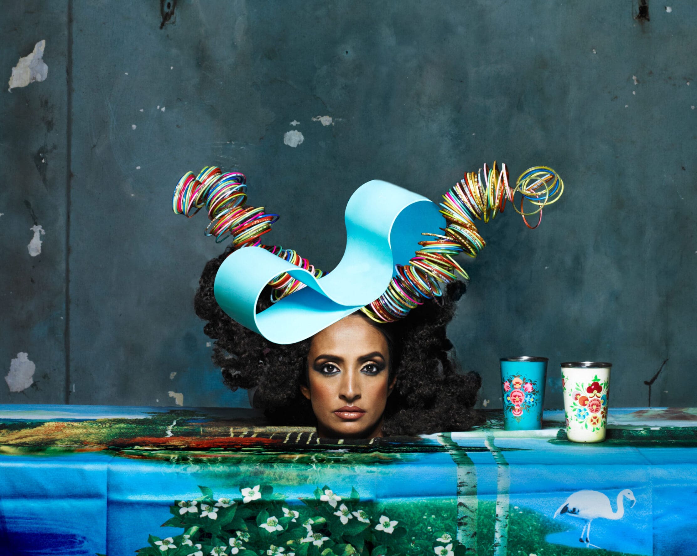 Mumbai creatives | an oversized bow headpiece by Little Shilpa