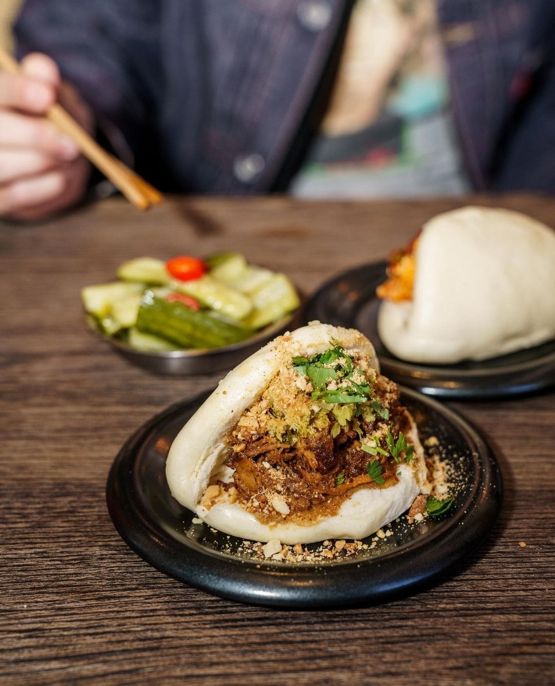 The best restaurants in Peckham | a loaded bao bun at Mr Bao