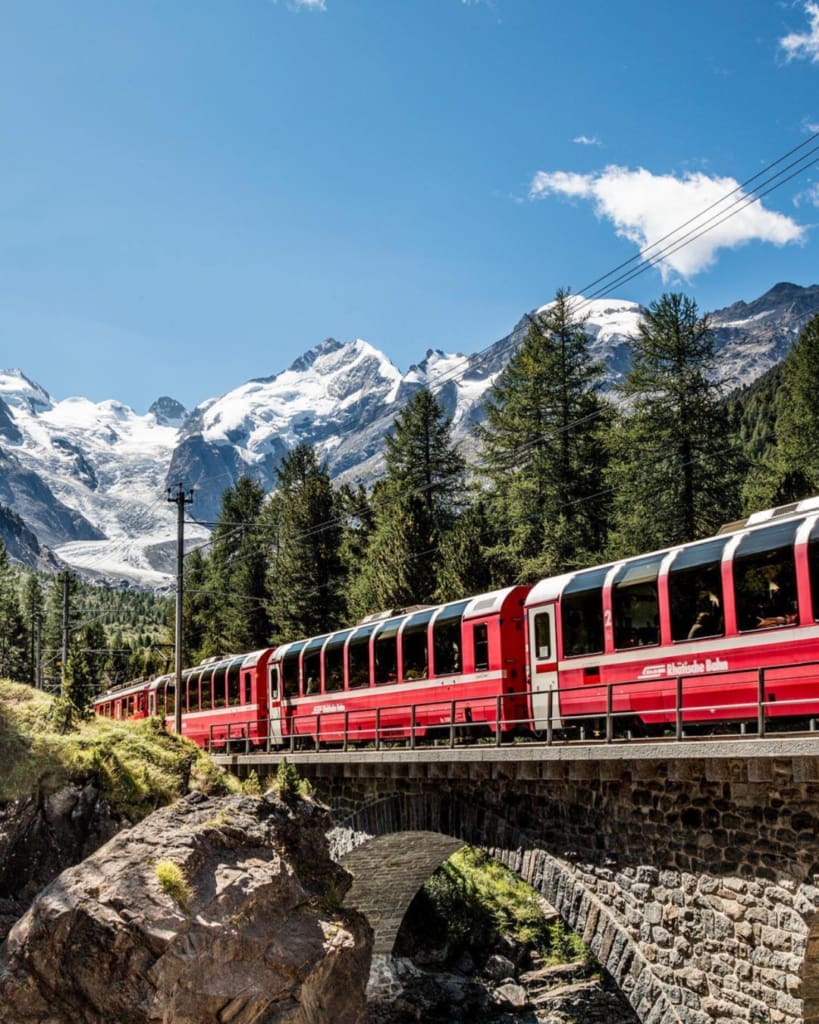 The best European train journeys | The Bernina Express from Chur, Switzerland to Tirano, Italy