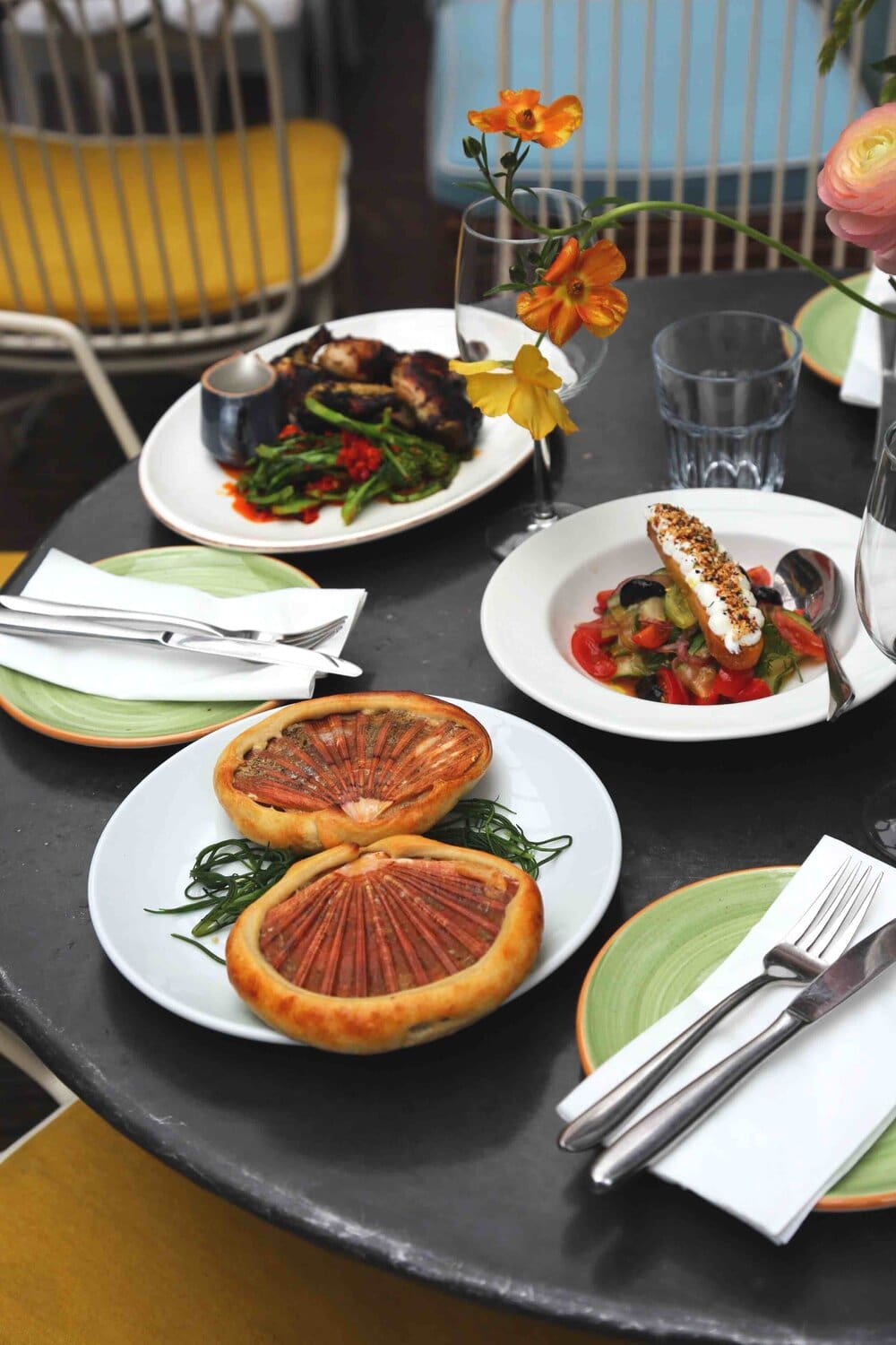 The best restaurants in Peckham | outdoor dining at Peckham Bazaar