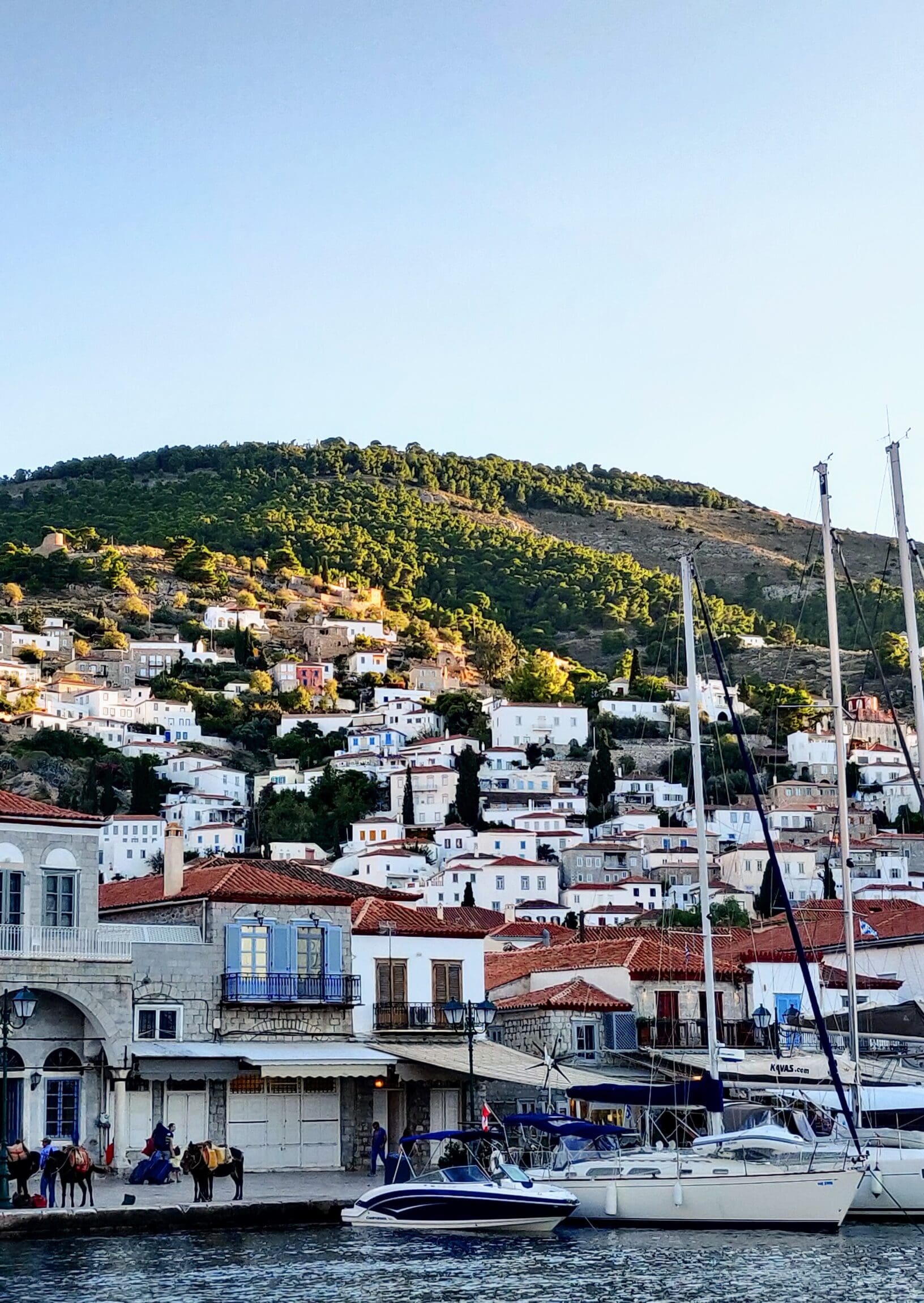 Hydra Port, on the Greek island of the same name.