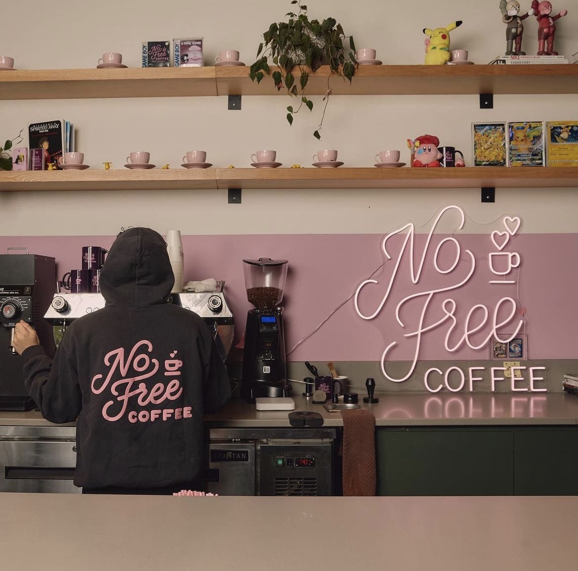 The best coffee shops in Los Angeles | Pop up coffee and apparel company, No Free Coffee