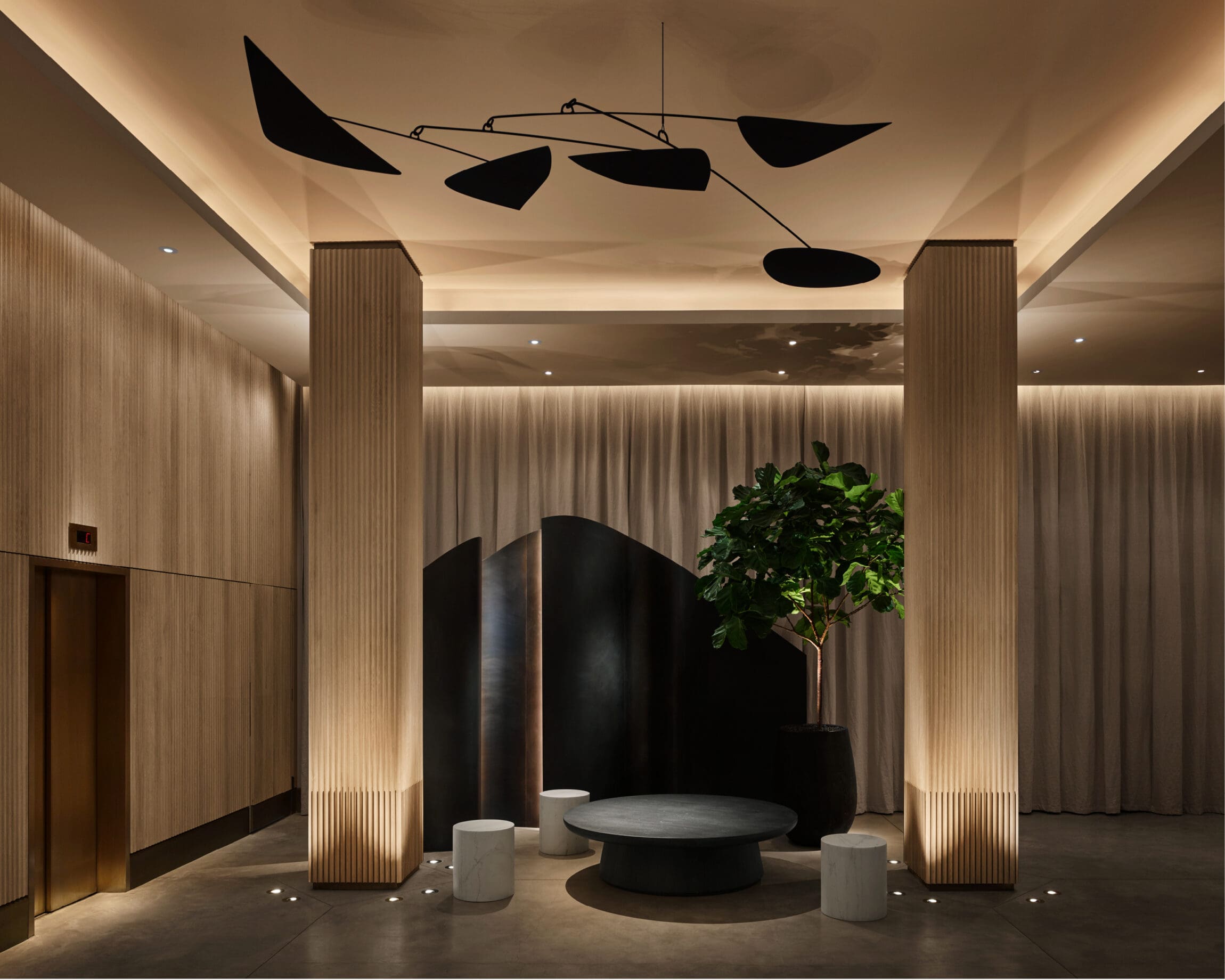 The best hotels in New York | Modern lobby deign at 11 Howard in SoHo