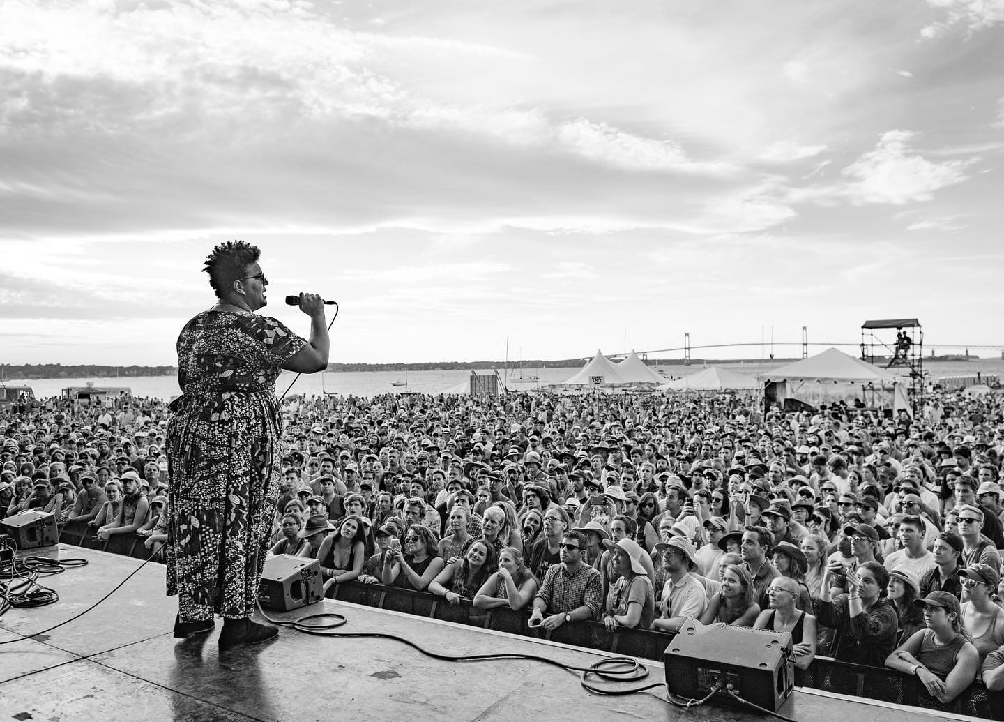 The best music festivals in the US | Brittany Howard performing at the 2018 Newport Folk Festival